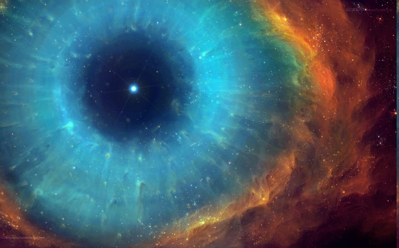 full frame, sky, nebula, milky way, constellation, night, illuminated, tranquil scene, science, no people, space, tranquility, astronomy, galaxy, Helix Nebula