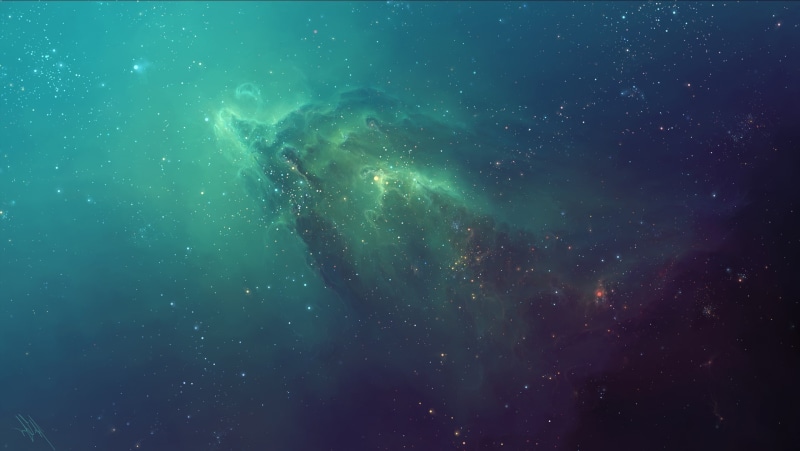 nebula, TylerCreatesWorlds, digital art, Space Art, space, stars, 2K