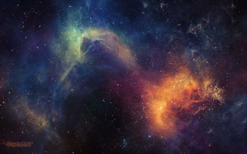 red, star - space, galaxy, digital art, 1080P, constellation, no people, astronomy, glowing, nature, multi colored, luminosity, cloud - sky, sky, vibrant color
