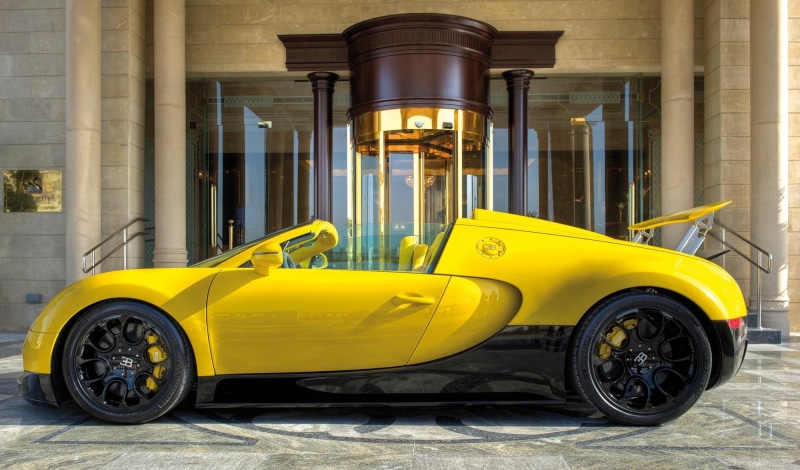 super, sports, supercar, yellow, cars, bugatti, veyron, 1080P, bright, black