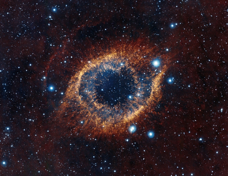 Helix Nebula, Nebula, Space, Stars, 4K, Sci Fi