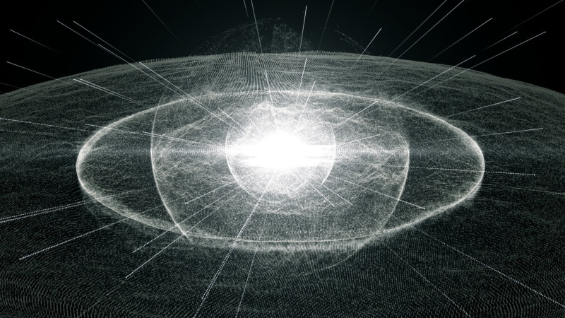glowing, explosion, light, light - natural phenomenon, 1080P, brightly lit, space art, no people, close-up, technology, ceiling, digital art, shape, pattern