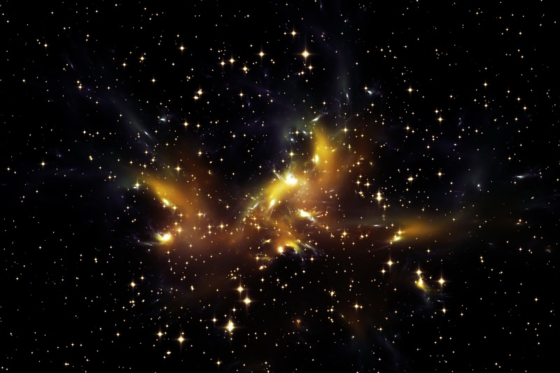 Universe, the universe, space, outdoors, light - natural phenomenon, stars, nature, 2K, star - space, satellite view, luminosity, arts culture and entertainment
