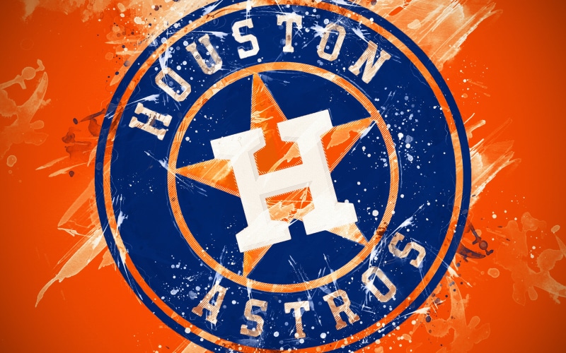 Baseball, MLB, Houston Astros, 4K, Logo