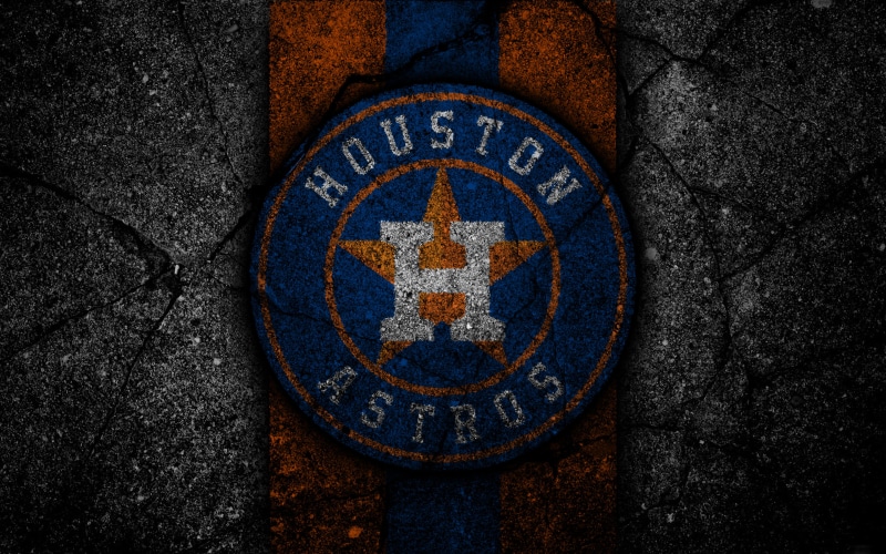 MLB, Logo, Houston Astros, 4K, Baseball