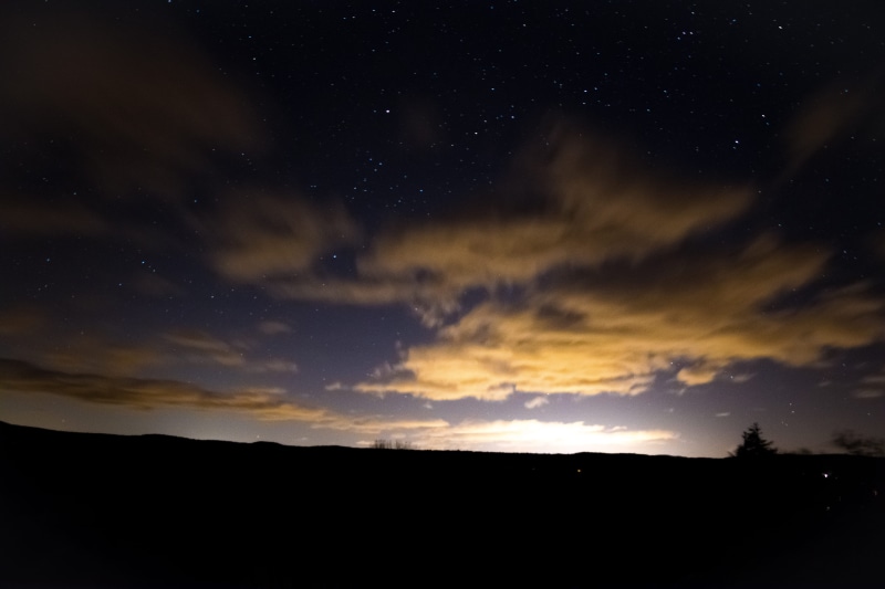 5K, star, outdoors, no people, photo, environment, france, star - space, trees, forest, astrophoto, idyllic, night, dark, awe, berrias-et-casteljau, tranquil scene