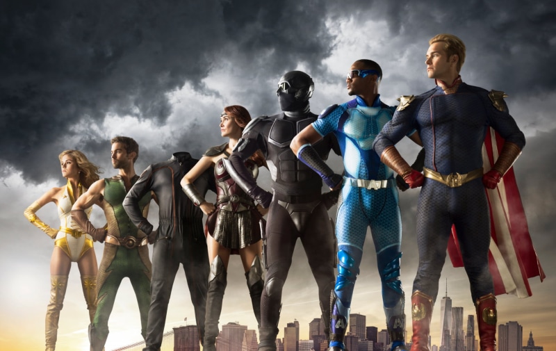 1080P, Translucent (The Boys), Jessie Usher, The Deep (The Boys), Homelander (The Boys), Starlight (The Boys), The Boys, Queen Maeve (The Boys), A-Train (The Boys)