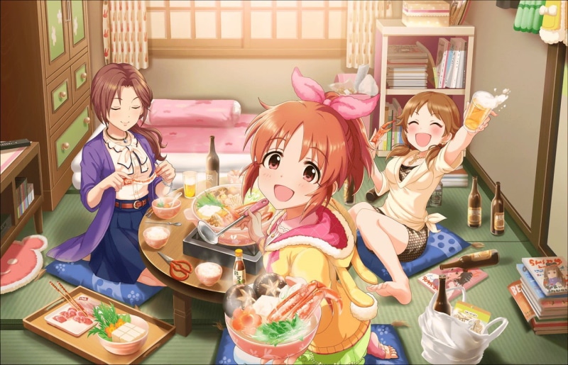 male likeness, celebration, costume, festival, female likeness, 720P, Abe Nana, craft, day, Katagiri Sanae, doll, women, idolmaster cinderella girls starlight stage