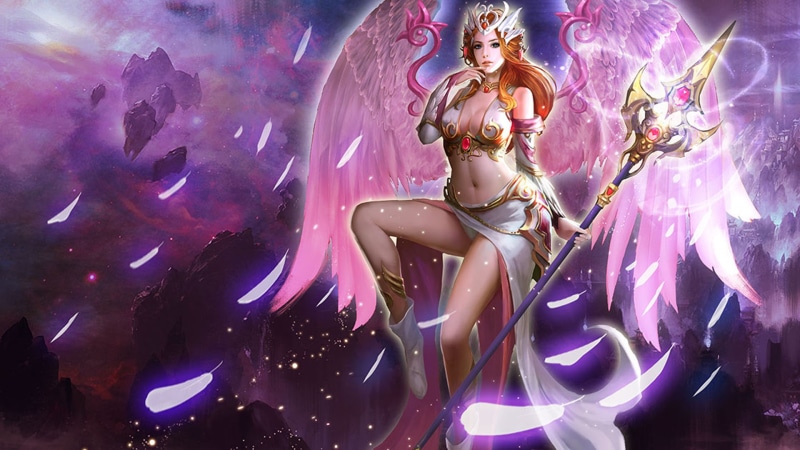 fire, raide, angels, mirabelle, hd, backgrounds, league, starlight, 1080P, desktop, angel