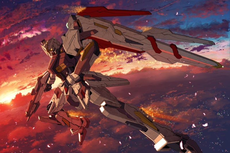 tagme, starlight, sky, mecha, mobile, stack, 1080P, weapon, suit, gundam, gun
