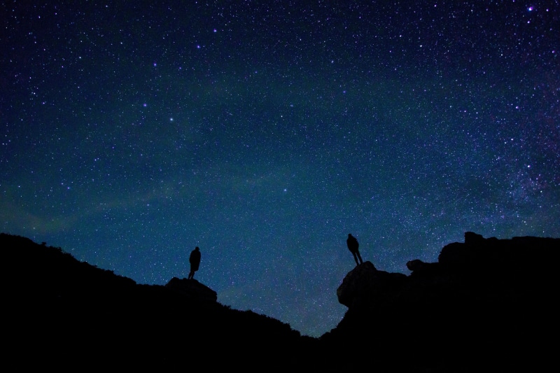 gazing, watching, scenics - nature, astrophotography, tranquil scene, stars, tranquility, leisure activity, star - Space, astronomy, infinity, beauty in nature