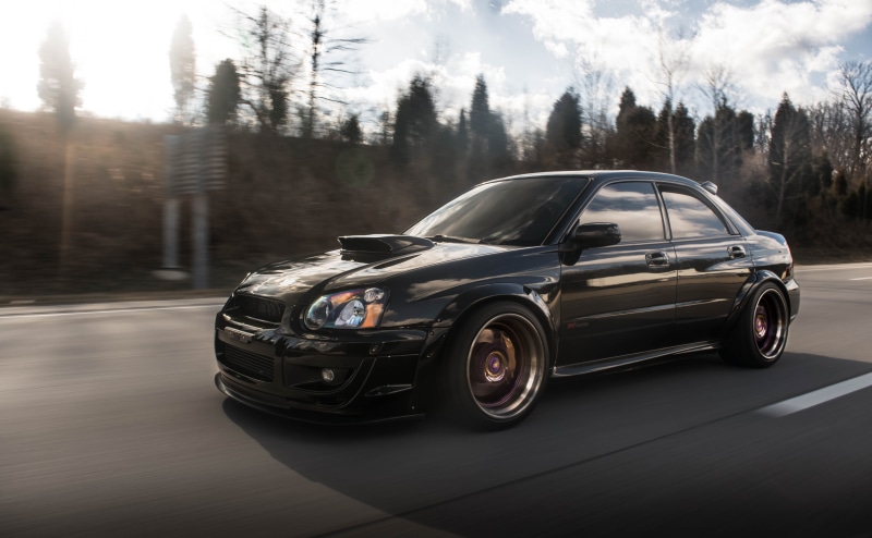Subaru, 5K, car, grey, black, snow, Blobeye, Subaru Impreza, impreza, WRX STI