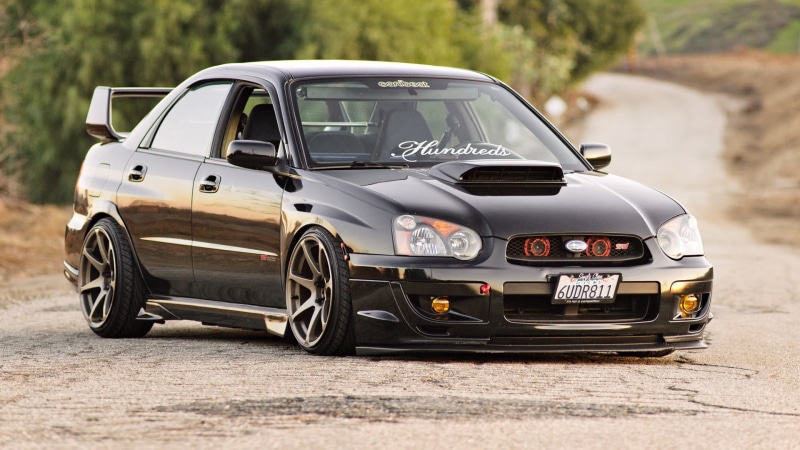 transportation, Subaru, Subaru Impreza, car, street, outdoors, land vehicle, old, retro styled, day, motor vehicle, focus on foreground, Subaru WRX STI