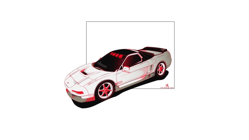 Japanese cars, 4K, sports car, JDM, Acura NSX, toy, wealth, Acura NSX GT3, transportation, wheel, toy car, studio shot, digital art, copy space, luxury