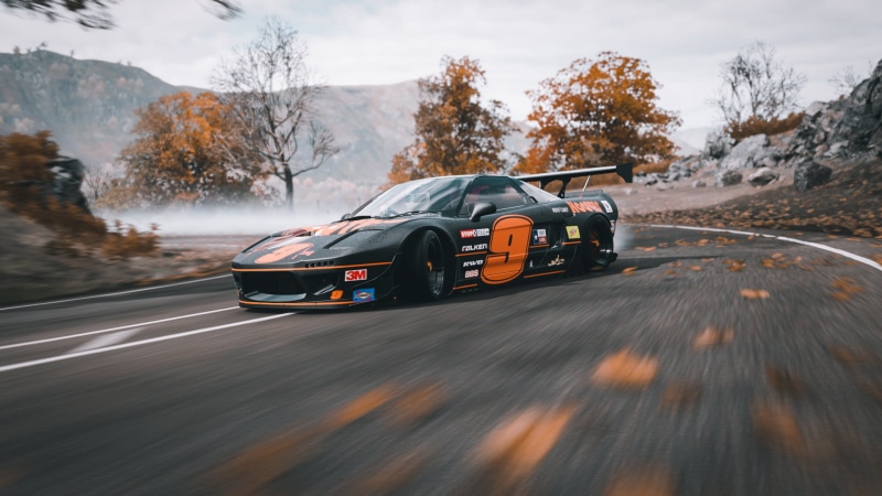Japanese cars, car, Honda NSX, JDM, 1080P, Honda, drift, Forza Horizon 4, Forza, vehicle
