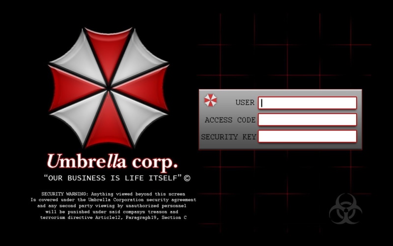 games, evil, logos, 720P, video, umbrella, corp, movies, resident