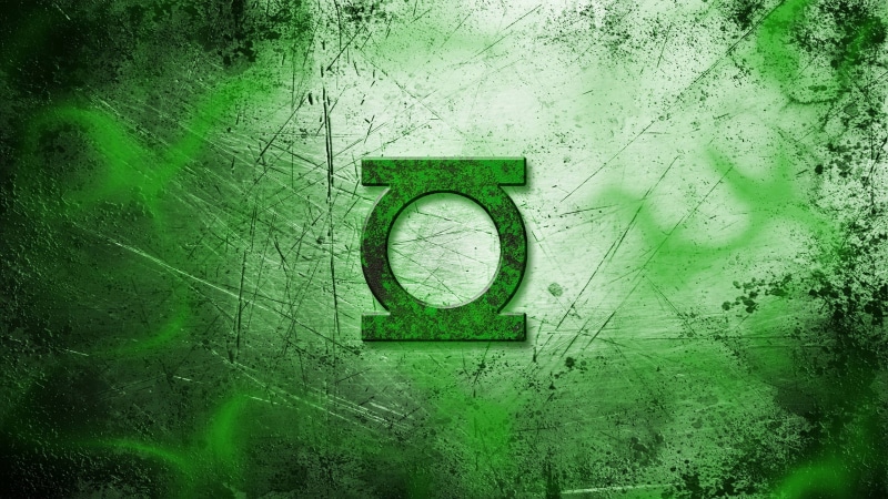 cartoon/comic, green, lantern, logo, 2K, hd, dc