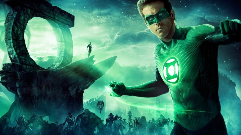 undersea, young men, males, nature, lantern, tank, 1080P, men, people, young adult, Green Lantern, movies, Ryan Reynolds, swimming, animals in the wild