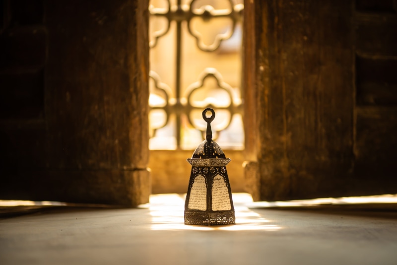 architecture, table, lantern, egypt, indoors, lighting equipment, sunlight, ornate, wall - building feature, ramadan, old, selective focus, built structure