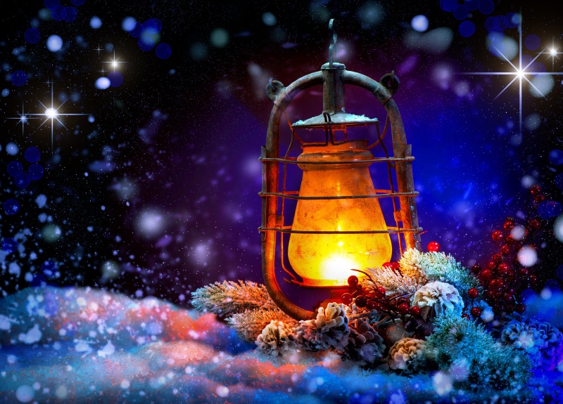 New Year, year, astronomy, illuminated, christmas Ornament, star Shape, nature, snow, lantern, ornate, decoration, light - Natural Phenomenon, blue, candle