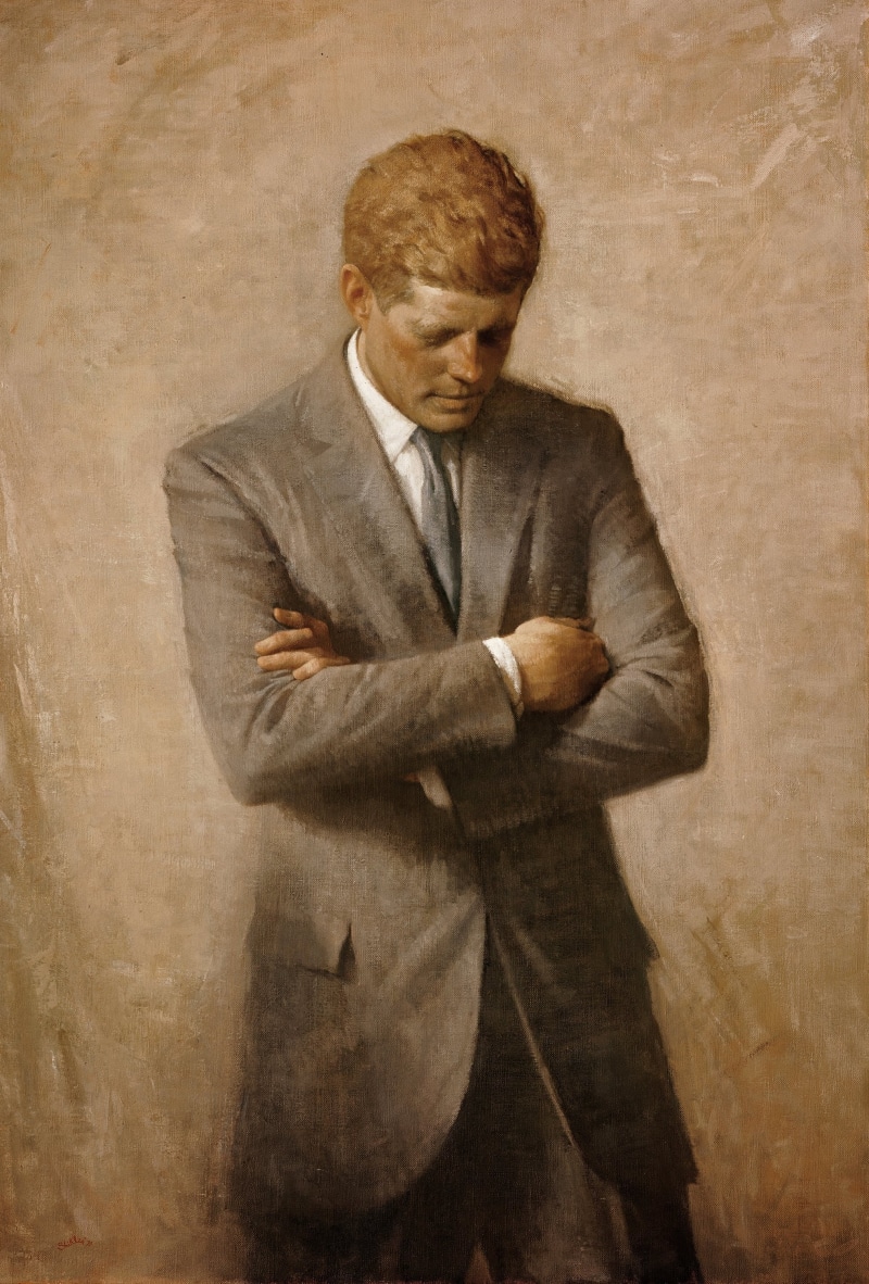 business person, painting, well-dressed, studio shot, males, president, looking at camera, front view, arms crossed, indoors, america, 2K, men, people