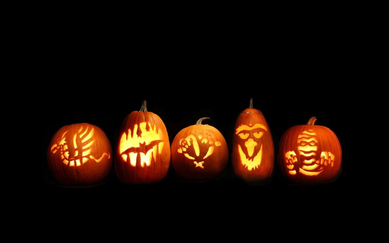 pumpkins, decors, 1080P, halloween, pumpkin, lantern, jack, o, holidays