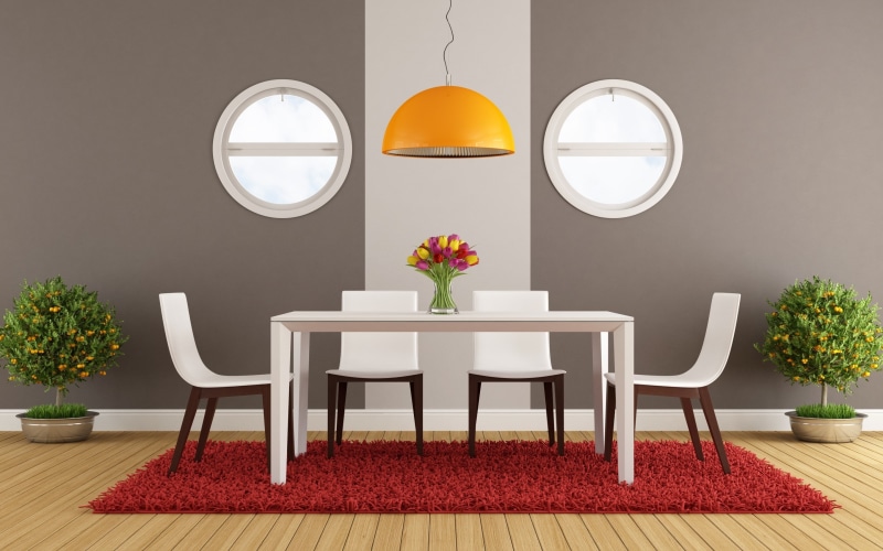 modern, chairs, dining room, interior design, table, furniture, area, dining, 2K