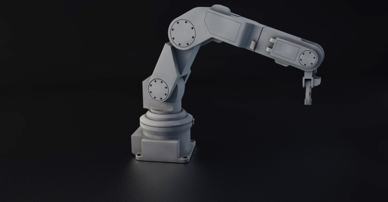 cybernetics, sculpture, machine part, copy space, manufacturing, gray, security, close-up, programming, no people, robot, studio shot, robotic arm, strong