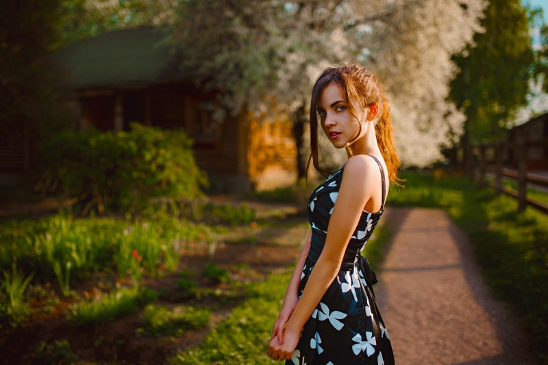 Dress, Mood, Girl, Portrait, Sexy, Sun, Russian, Eyes, Beauty, View, Gera, Imwarrior, 1080P, Woman