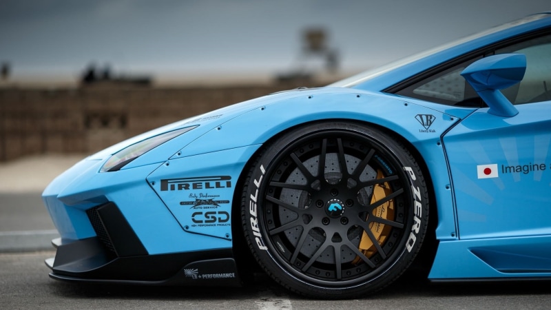 Lamborghini Aventador, widebody, Pirelli, Forgiato, car, Lamborghini, Liberty Walk, LB Works, 1080P, LB Performance