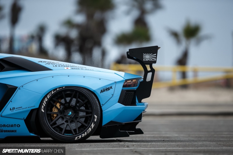 blue cars, LB Works, Lamborghini Aventador, Lamborghini, 1080P, car, Liberty Walk