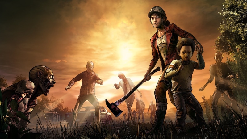 Axe, The situation, The Walking Dead, The Walking Dead: The Final Season, Survivors, Telltale Games, Zombies, The Final Season, Clementine, 1080P