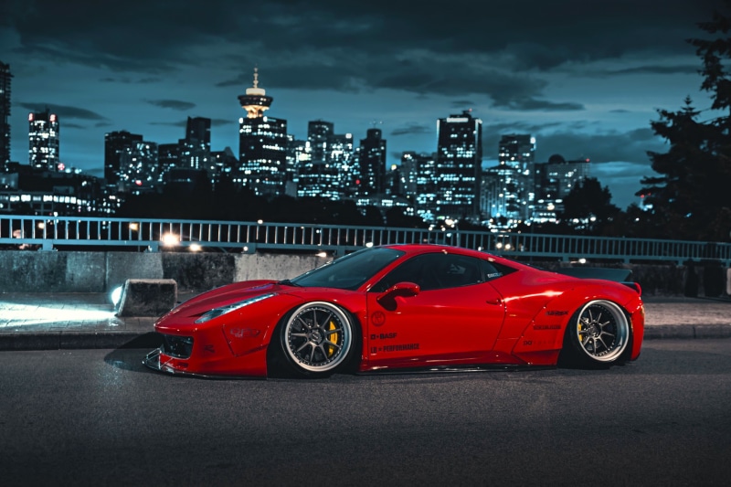 Body, Ferrari, Kit, Red, Liberty, City, 1080P, coupe, 458, Walk, Italia