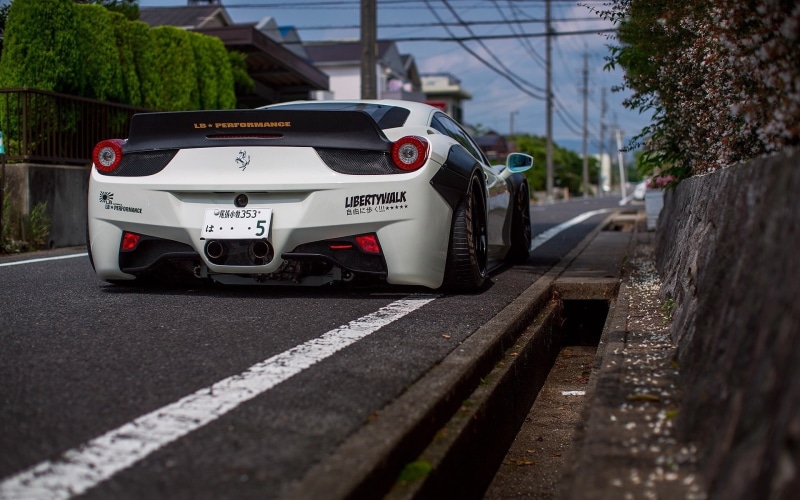 widebody, Ferrari, car, Liberty Walk, Ferrari 458 Italia, LB Performance, 1080P, Ferrari 458