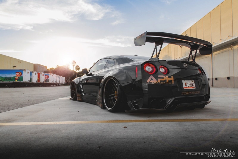 gtr, liberty, black, brixton, walk, cars, wheels, forged, 720P, modified