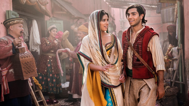 2K, Aladdin, go, the city, MENA Massoud, Jasmine, street, Naomi Scott