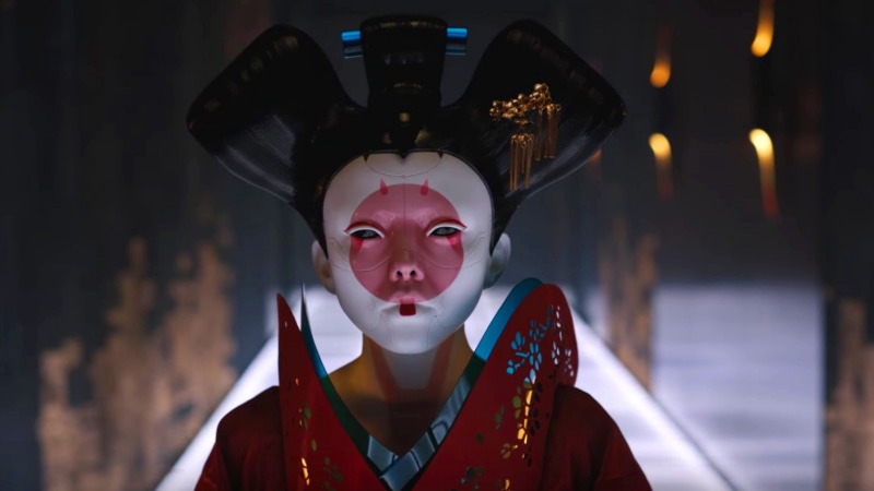 4K, top, s, geisha, person, Ghost in the Shell, red, best movies