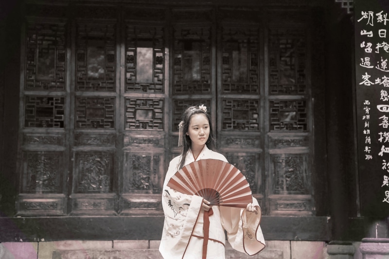 architecture, the past, antiquity, white, geisha in Training, building exterior, day, young adult, kimono, near, kyoto Prefecture, tone exercises, adult