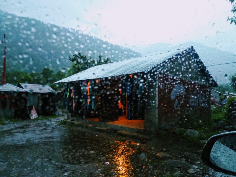 nature, water, rain, built structure, bahang, outdoors, day, india, monsoon, building exterior, mountains, transparent, raindrop, drop, glass - material