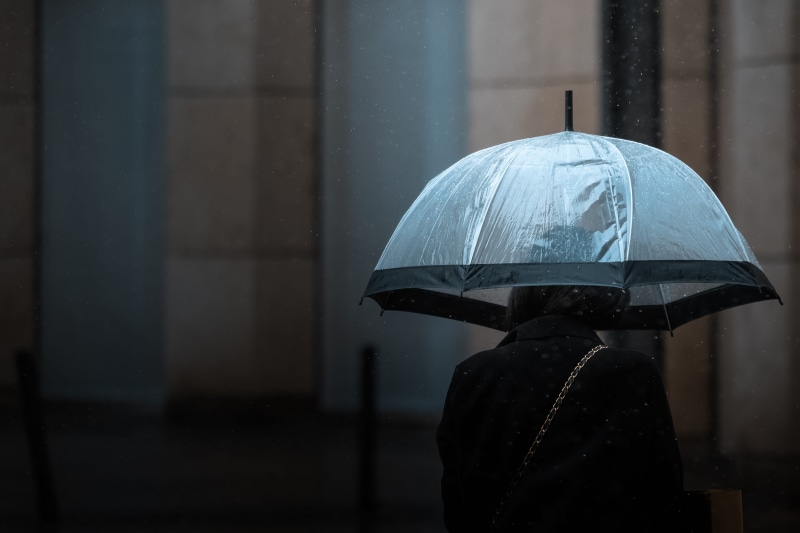 2K, studio, monsoon, weather, water, apparel, banister, women, lifestyles, transparent, urban, streetphotography, street, canopy, city, person, real people