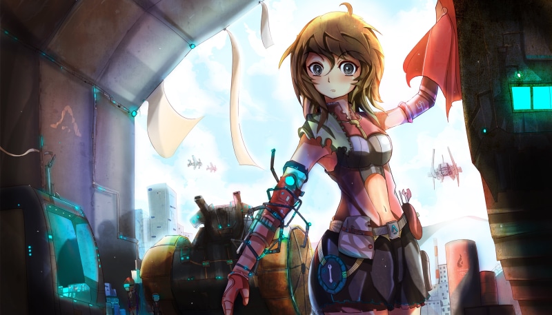 young Adult, celebration, anime, original characters, creativity, dark, 2K, anime girls, human representation, females, haired, artwork, illuminated, mask