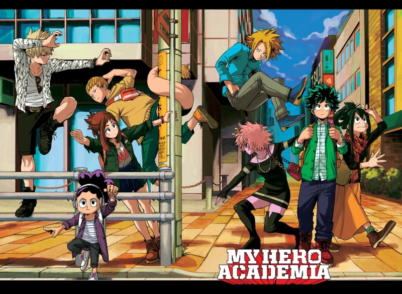 Boku no Hero Academy, manga, yuusha, strong, anime, city, student, hero, powerful, My Hero Academia, 2K