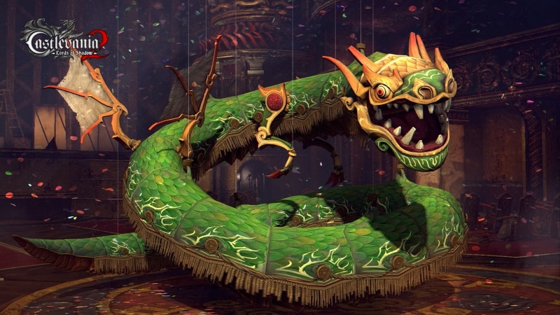 built structure, Castlevania: Lords of Shadow 2, craft, chinese dragon, belief, dragon, night, art and craft, Castlevania, creativity, ornate, sculpture