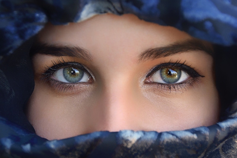 eye, adult, beauty, front view, body part, looking at camera, human eye, human face, portrait, beautiful woman, young women, eyebrow, young adult, close-up