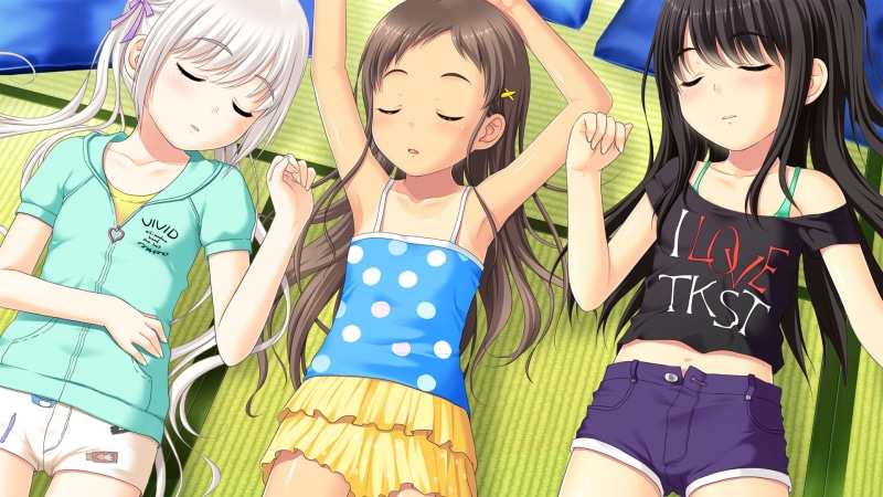 Shoujo Ramune, Chie Sayama, Komako Semenovich, 1080P, loli, sleeping