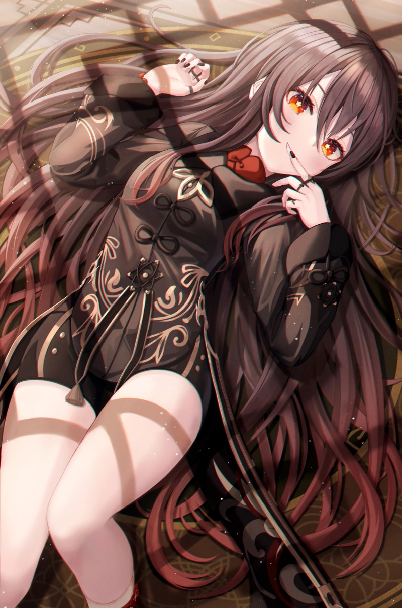 8K, anime girls, Genshin Impact, Hutao(Genshin Impact)