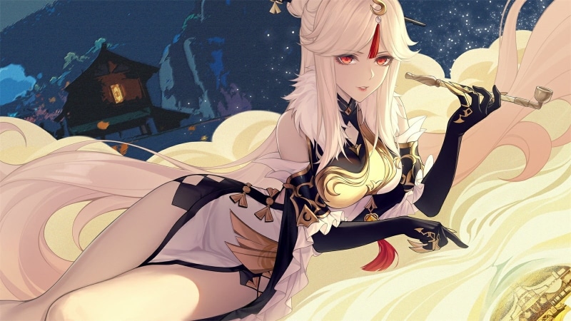 720P, Ningguang (Genshin Impact), anime girls, Genshin Impact