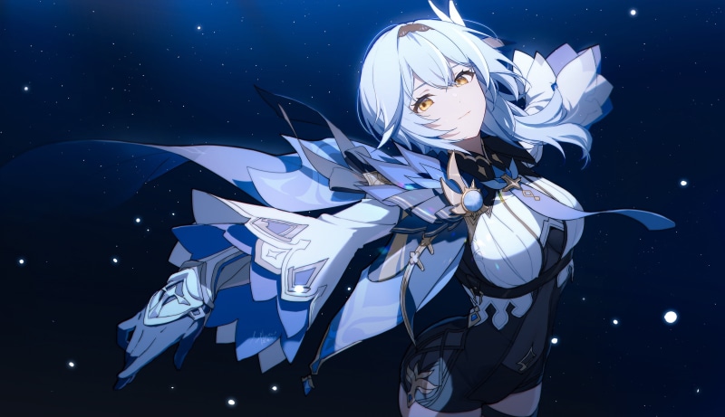 Eula(Genshin impact), Genshin Impact, 2K, anime girls, Slyvia