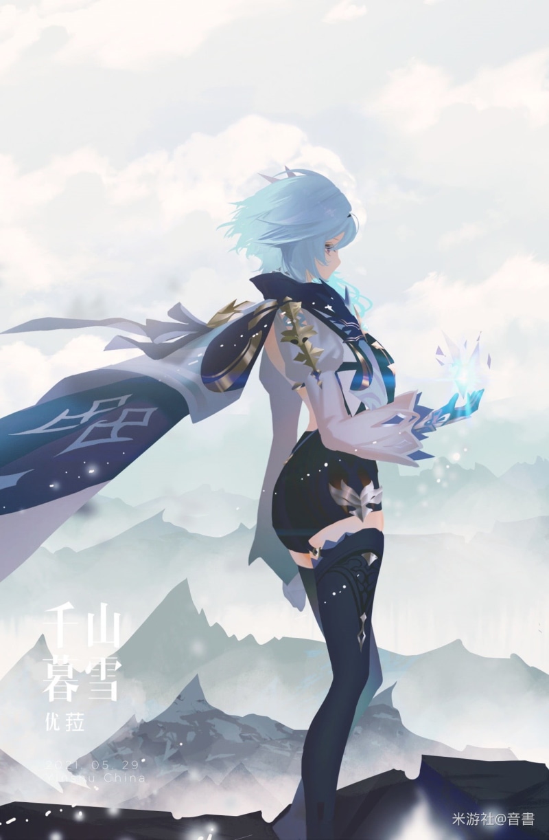 anime girls, Genshin Impact, Eula(Genshin impact), 1080P