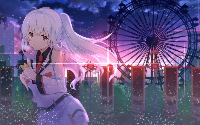 long hair, 1080P, anime girls, Isla (Plastic Memories), anime, smiling, Plastic Memories